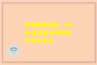 告别肠胃问题，Violio益生菌带你畅享无负担生活