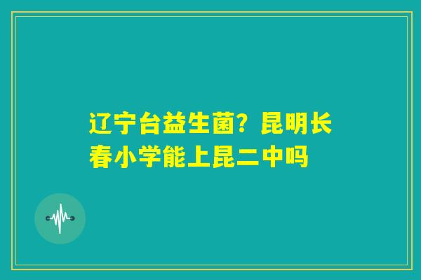 辽宁台益生菌？昆明长春小学能上昆二中吗