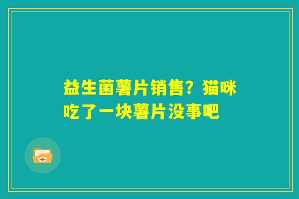 益生菌薯片销售？猫咪吃了一块薯片没事吧