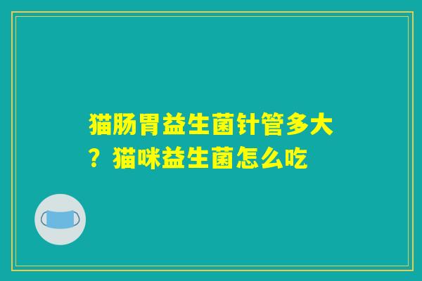 猫肠胃益生菌针管多大？猫咪益生菌怎么吃