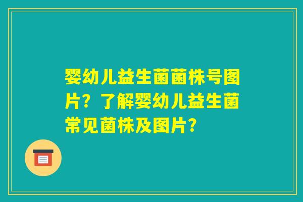 婴幼儿益生菌菌株号图片？了解婴幼儿益生菌常见菌株及图片？