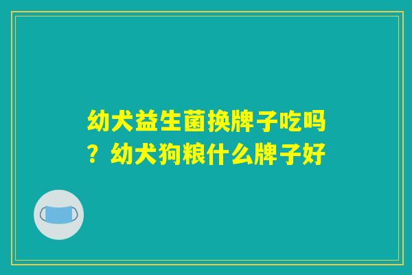 幼犬益生菌换牌子吃吗？幼犬狗粮什么牌子好