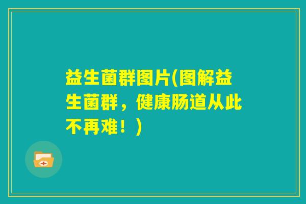 益生菌群图片(图解益生菌群,健康肠道从此不再难!) 益生菌群图片(图解益生菌群,健康肠道从此不再难!)